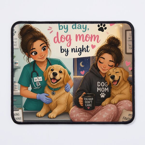 Item preview, Vet Tech by Day Dog Mom by Night — Funny Vet Tech Dog Mom Gift Shirt designed and sold by DoggyDayLove.