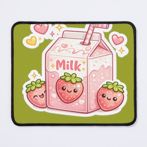 Item preview, Rose Milk | Refreshing Drink Typography Design designed and sold by VasiArtLab.