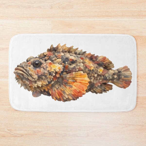 Item preview, Camouflaged Reef Stonefish Watercolour Art designed and sold by Jaruart.