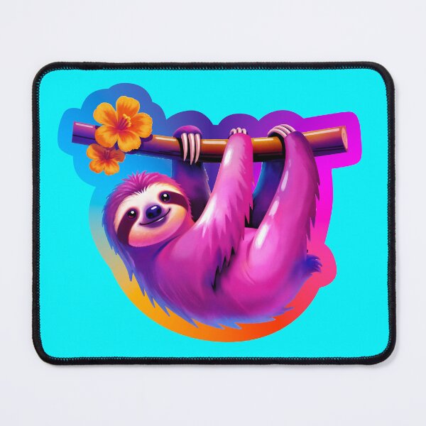 Item preview, Rainbow Sloth Sticker | Cute Colorful Animal designed and sold by BeetleyBee.