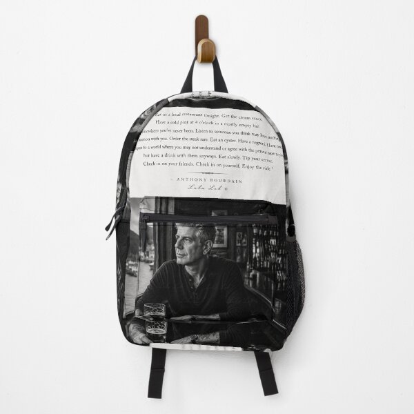 Item preview, Anthony Bourdain - Enjoy the Ride Quote designed and sold by LuluLeb.