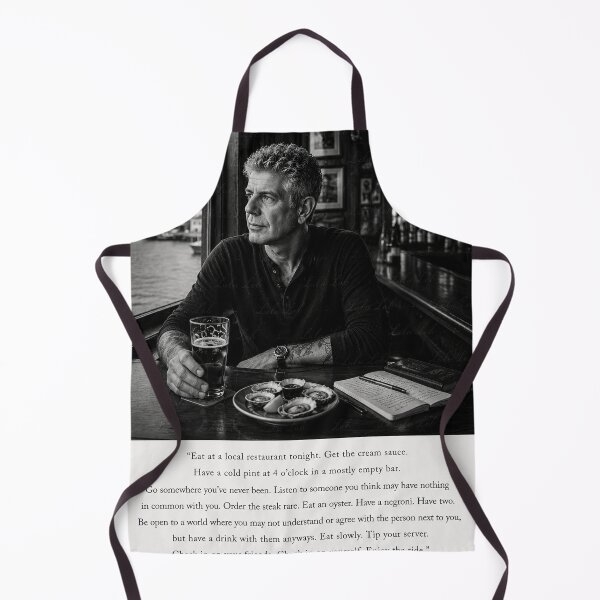 Item preview, Anthony Bourdain - Enjoy the Ride Quote designed and sold by LuluLeb.