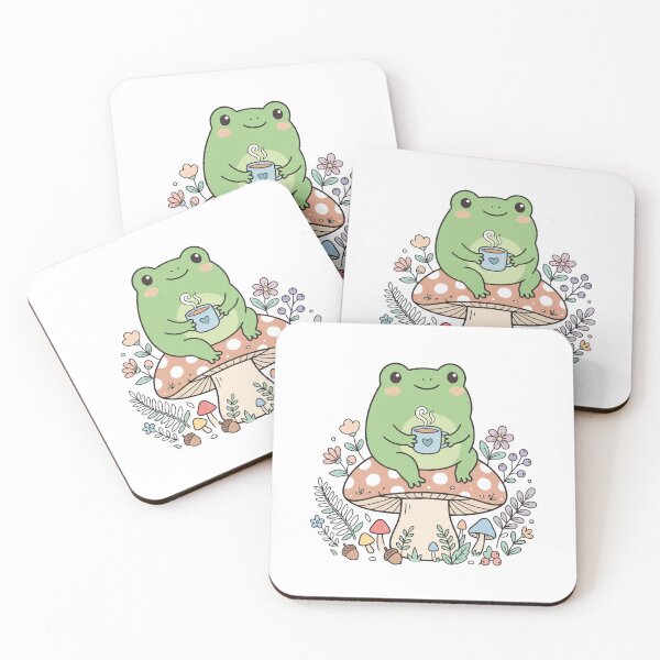Item preview, Kawaii Pond Dweller Sipping Drink on Cap designed and sold by FrankOliver.