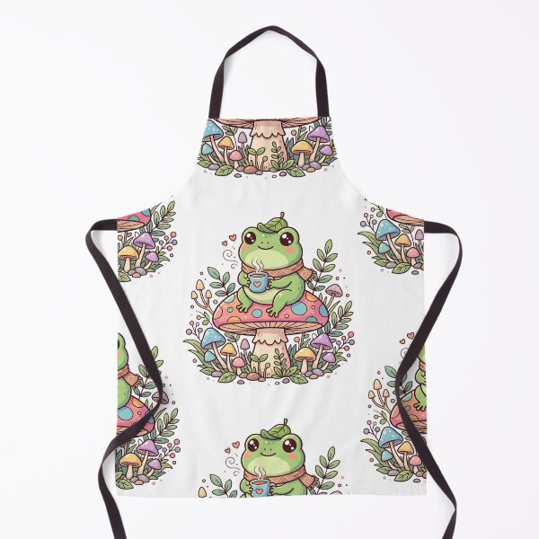 Item preview, Adorable Amphibian Sipping Tea on a Cap designed and sold by FrankOliver.
