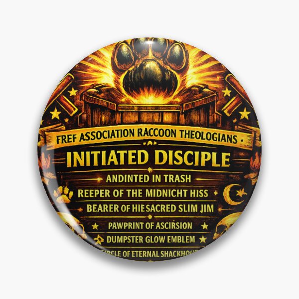 Item preview, Order of F.A.R.T. — Initiated Cult Member Badge designed and sold by PossumNewsMerch.