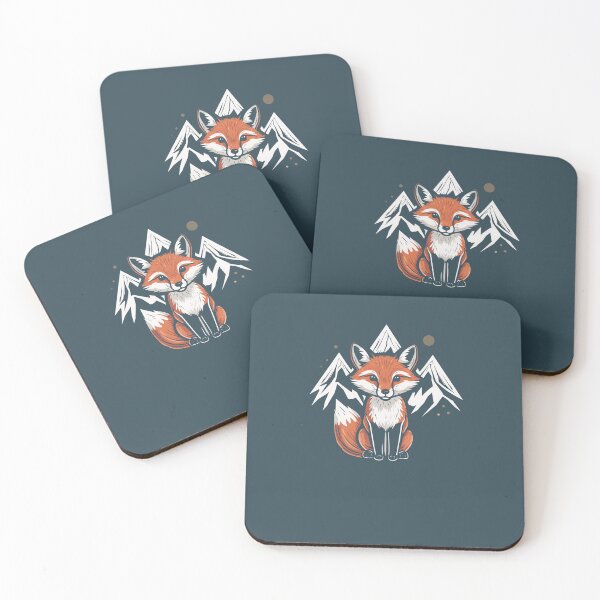 Item preview, Cute Fluffy Fox Mountain Adventure Emblem Dolomiti designed and sold by SlothcoreVibes.