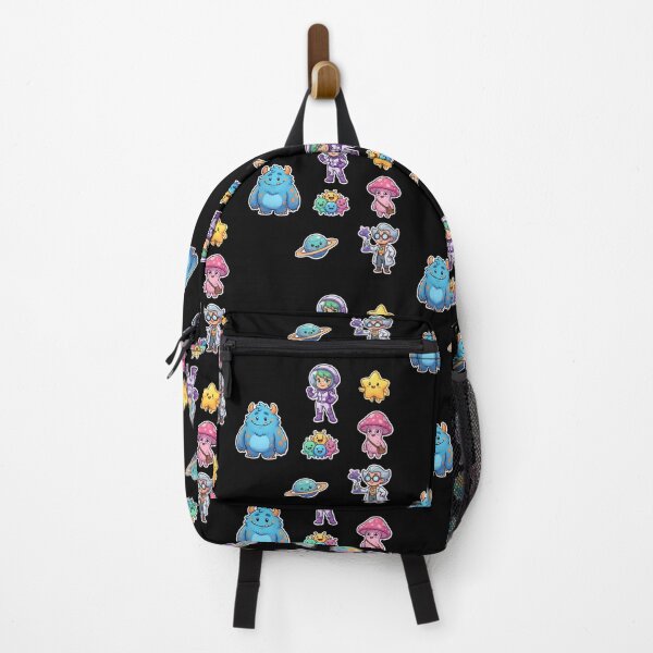 Item preview, Cute Kawaii Space Characters Sticker Pack | Astronaut Girl Monster Planet Mushroom Scientist Cartoon Art designed and sold by Bhaskar Digital Art.