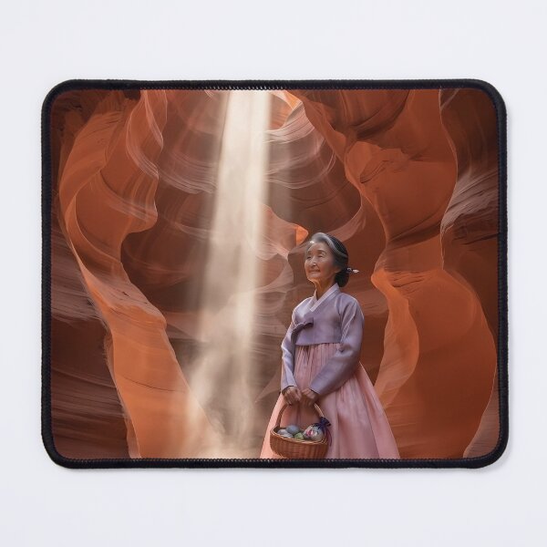 Item preview, Light Waves: A Hanbok's Grace in the Antelope Canyon designed and sold by SOOstudio73.
