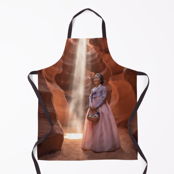 Item preview, Light Waves: A Hanbok's Grace in the Antelope Canyon designed and sold by SOOstudio73.