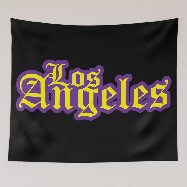 Artikelvorschau, Los Angeles Old English-Purple Gold entworfen und verkauft von vma77.