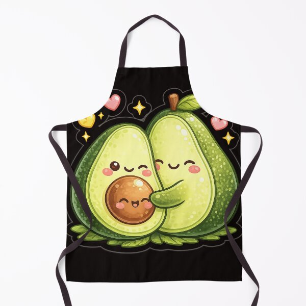 Item preview, Avocado Hugs | Cute Kawaii Typography Design designed and sold by VasiArtLab.