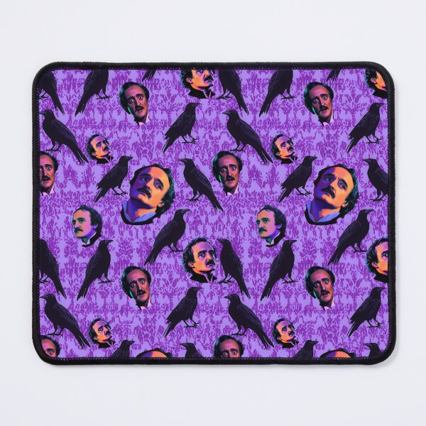 Item preview, Poe And Ravens On Purple Pattern designed and sold by calypso-designs.