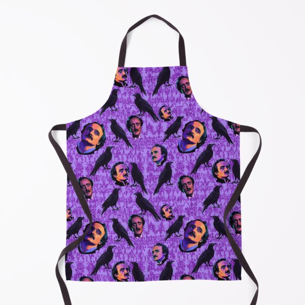 Item preview, Poe And Ravens On Purple Pattern designed and sold by calypso-designs.