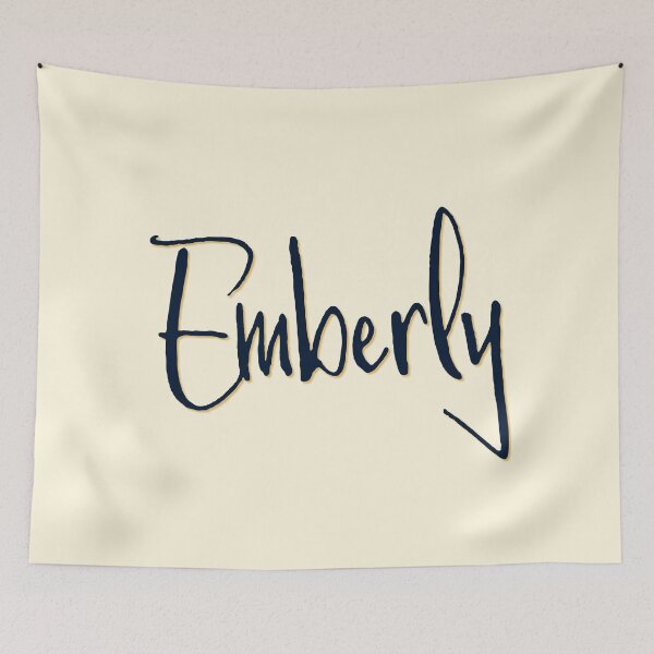Item preview, EMBERLY personalized type design designed and sold by CharlottePlaceArt.