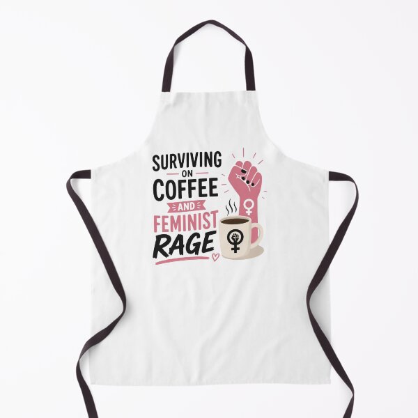 Item preview, Surviving on coffee and feminist rage designed and sold by FemmeRageWithin.