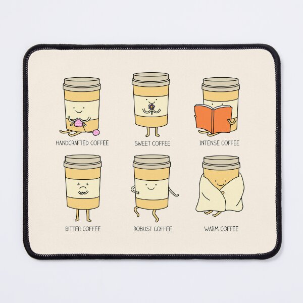 Item preview, Types of coffee designed and sold by Milkyprint.