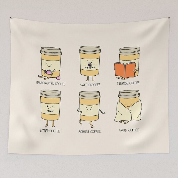 Item preview, Types of coffee designed and sold by Milkyprint.
