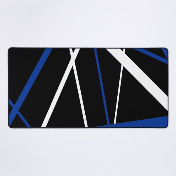 Item preview, Bold Royal Blue Diagonal Lines White Accents designed and sold by taiche.