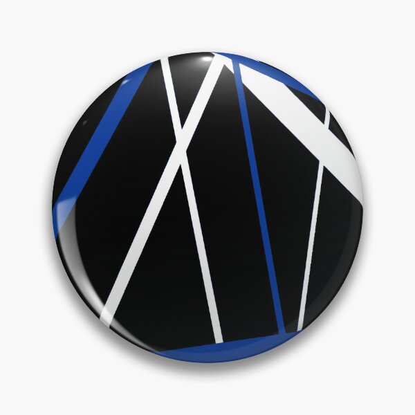 Item preview, Bold Royal Blue Diagonal Lines White Accents designed and sold by taiche.