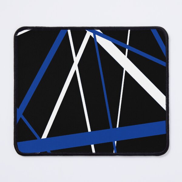 Item preview, Bold Royal Blue Diagonal Lines White Accents designed and sold by taiche.