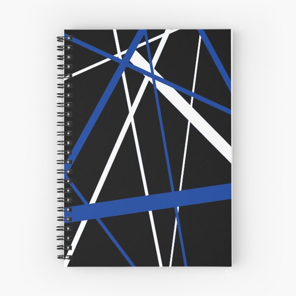 Item preview, Bold Royal Blue Diagonal Lines White Accents designed and sold by taiche.