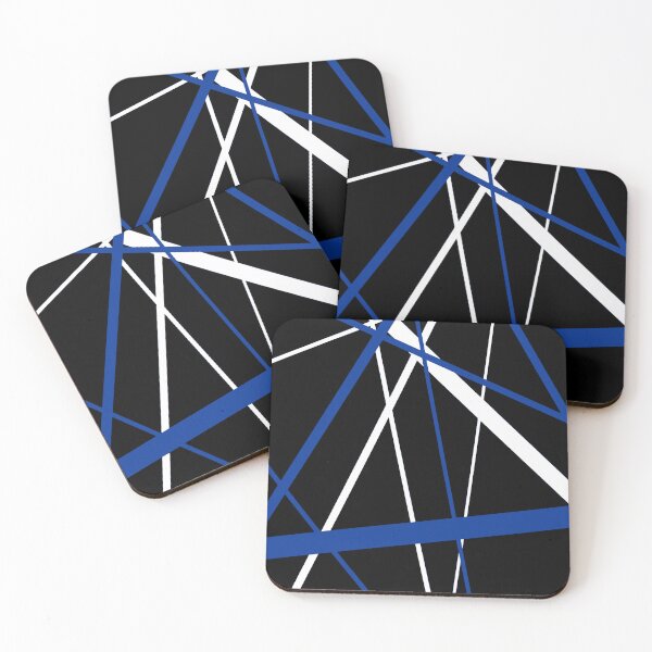 Item preview, Bold Royal Blue Diagonal Lines White Accents designed and sold by taiche.