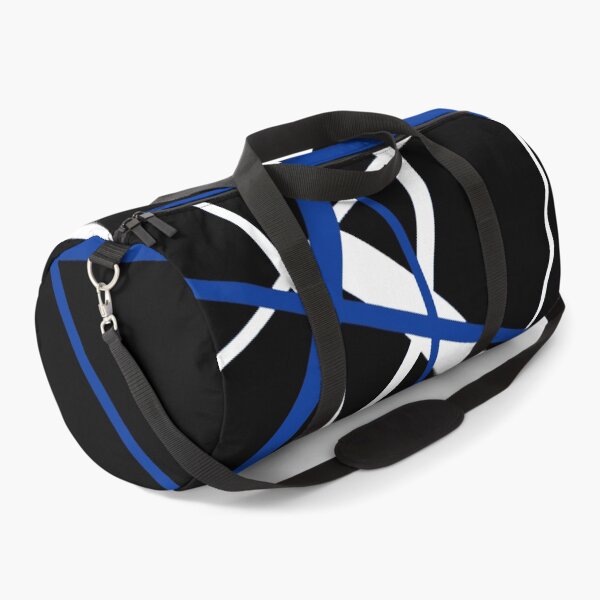 Item preview, Bold Royal Blue Diagonal Lines White Accents designed and sold by taiche.