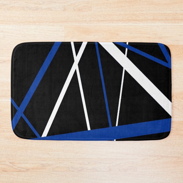 Item preview, Bold Royal Blue Diagonal Lines White Accents designed and sold by taiche.