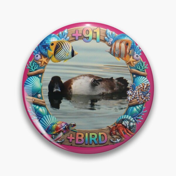 Item preview, +91BIRD TEDDO Logo: Secret Floating Pose Tufted Duck Edition designed and sold by Plus91BIRD.