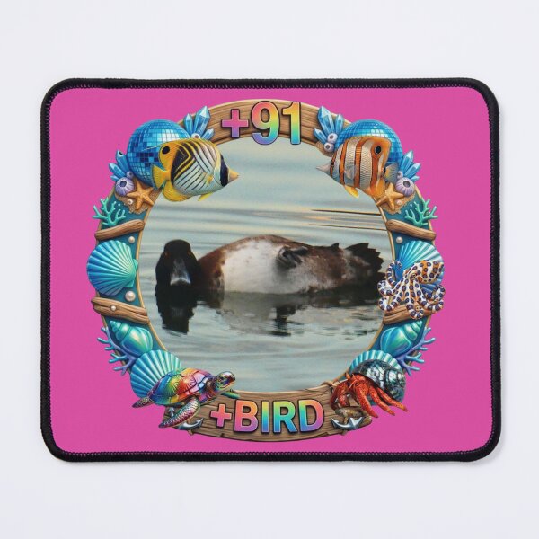 Item preview, +91BIRD TEDDO Logo: Secret Floating Pose Tufted Duck Edition designed and sold by Plus91BIRD.