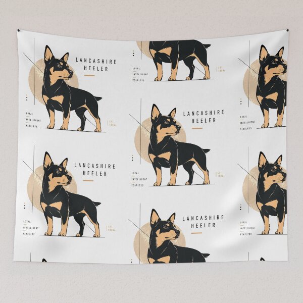 Item preview, Minimal Lancashire Heeler Modern Line Art designed and sold by Abidel.