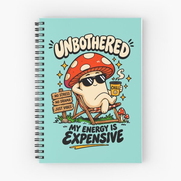 Item preview, Unbothered Mushroom designed and sold by NEOCHRONOS.