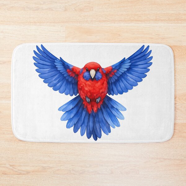 Item preview, Crimson Rosella Watercolour Illustration designed and sold by Jaruart.