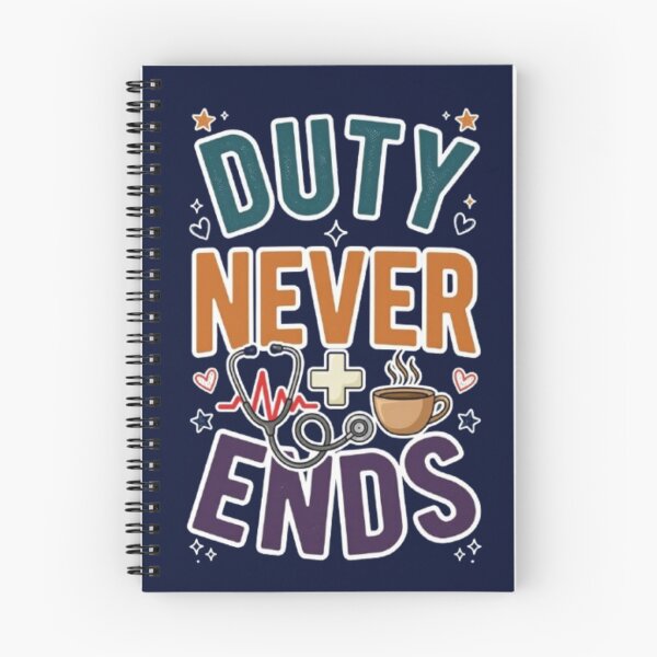Item preview, Duty Never Ends  Nurse Healthcare Worker Appreciation Gift Tshirt designed and sold by HopeAndHustle.