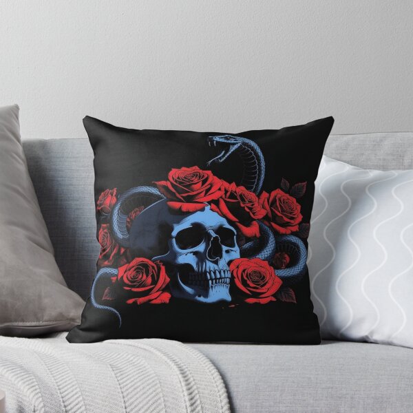 Item preview, Snake, skull, roses designed and sold by JonCastaneda.