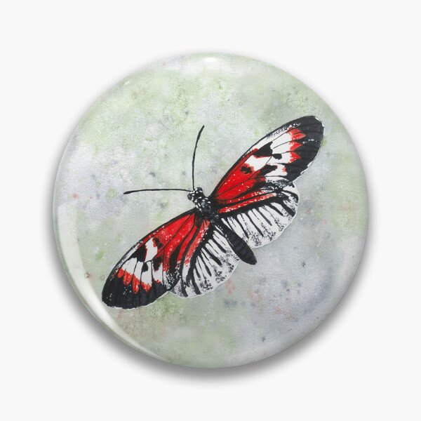 Item preview, Piano key butterfly (Heliconius melpomene) designed and sold by savousepate.