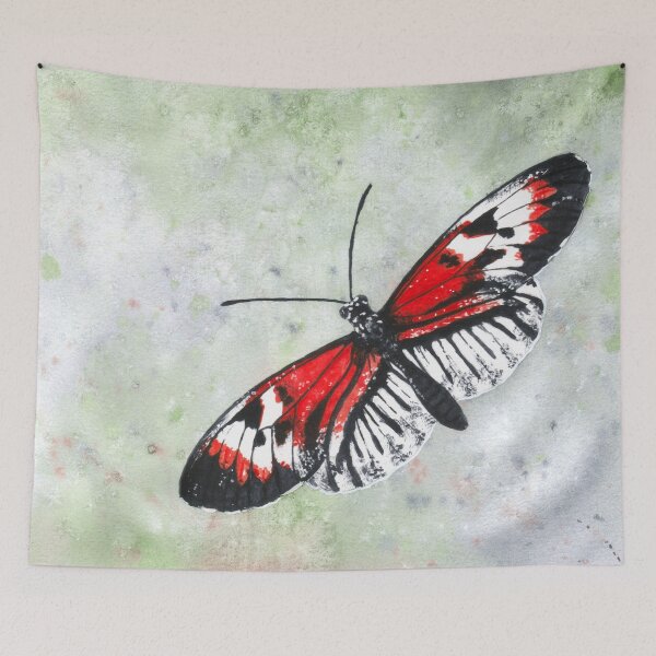Item preview, Piano key butterfly (Heliconius melpomene) designed and sold by savousepate.