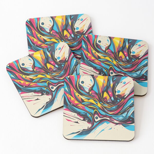 Item preview, Chromatic Flow – Vibrant Abstract Fluid Motion Design designed and sold by Habatour Creations Exclusive Digital Art Products.