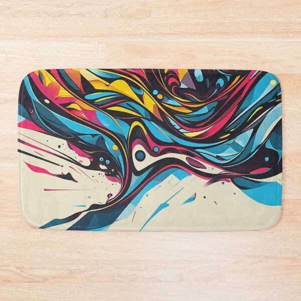 Artikelvorschau, Chromatic Flow – Vibrant Abstract Fluid Motion Design entworfen und verkauft von Habatour Creations Exclusive Digital Art Products.