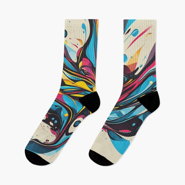 Item preview, Chromatic Flow – Vibrant Abstract Fluid Motion Design designed and sold by Habatour Creations Exclusive Digital Art Products.
