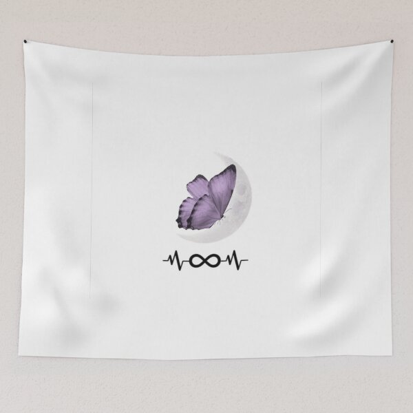 Item preview, Eternal Bloom – Lavender Butterfly Moon Infinity Aesthetic designed and sold by NSUniverse.