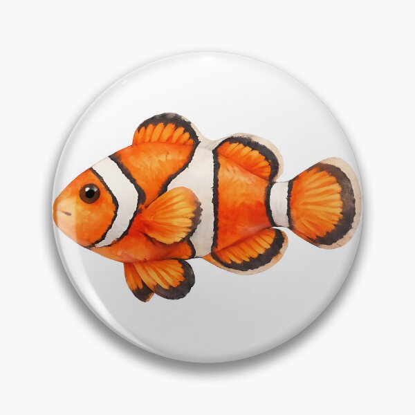 Artikelvorschau, Clownfish Watercolour Illustration entworfen und verkauft von Jaruart.