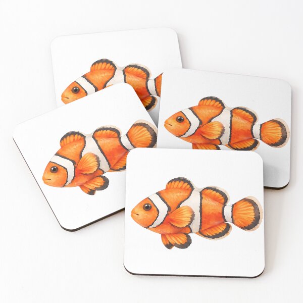 Item preview, Clownfish Watercolour Illustration designed and sold by Jaruart.