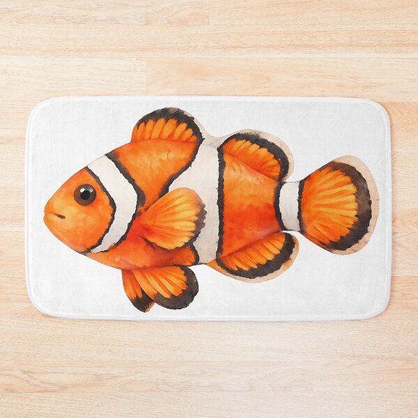 Item preview, Clownfish Watercolour Illustration designed and sold by Jaruart.