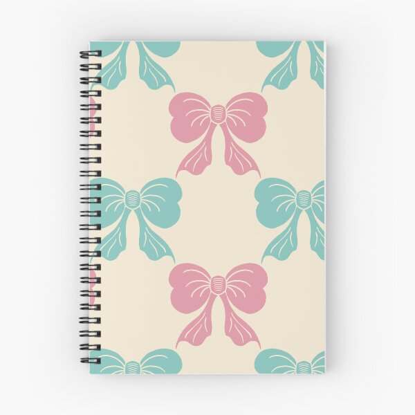 Item preview, Large Two Tone Coquette Bow Toile Pink Mint designed and sold by DColourMuse.