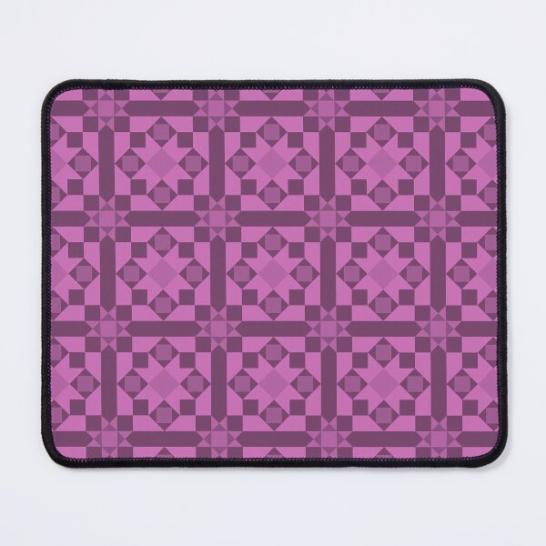 Item preview, Geometric Pattern: Canterbury: Aubergine designed and sold by Red Wolf.