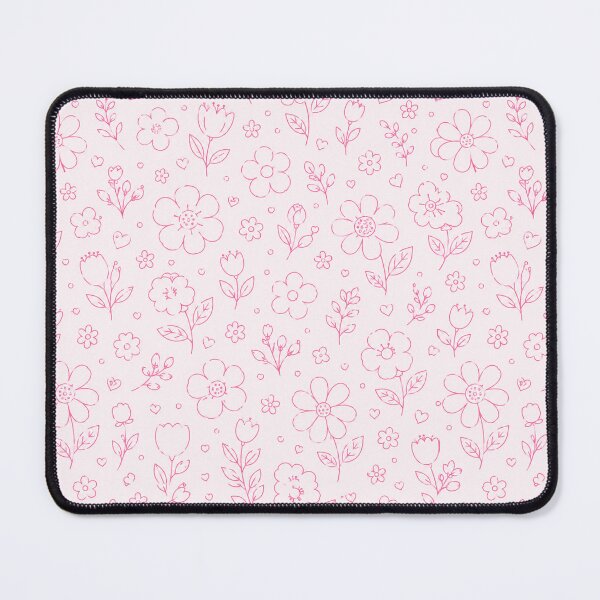 Item preview, A cute and whimsical pattern of pink flowers designed and sold by ellinnur.