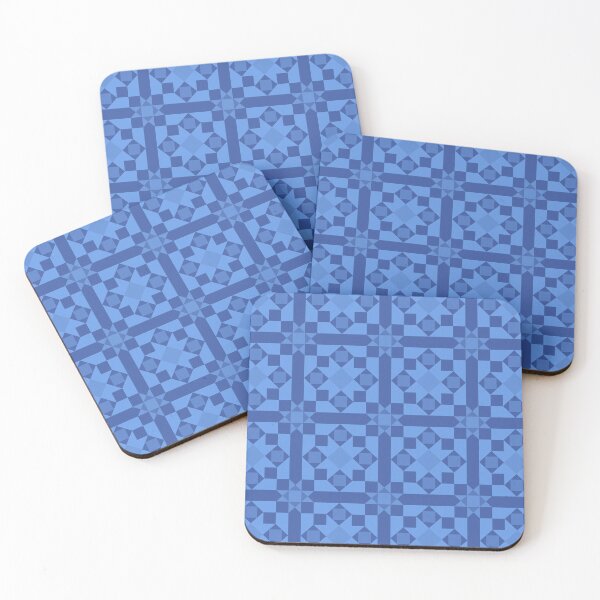 Item preview, Geometric Pattern: Canterbury: Azure designed and sold by Red Wolf.