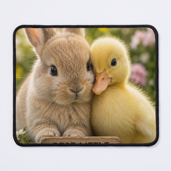 Item preview, Cute Bunny Duckling Best Little Friends Animals designed and sold by BagFactoryUK.