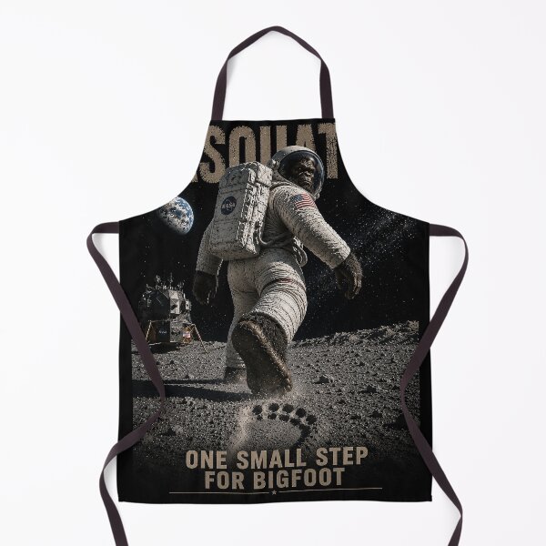 Item preview, CRYPTIDS - Sasquatch - one small step for bigfoot designed and sold by MetusArt.